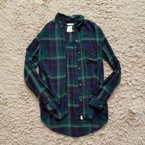 American eagle plaid button up